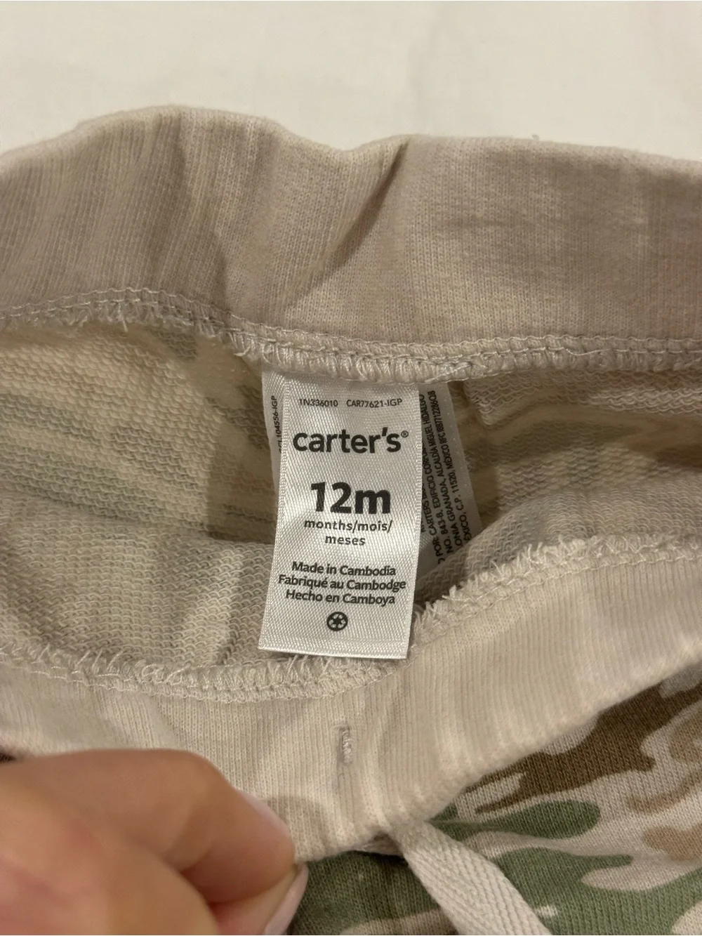 Carters olive green